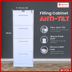 Filling Cabinet 4 Laci Anti-Tilt (BP.FCD 4)