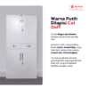 Lemari arsip besi 4 pintu laci doff
