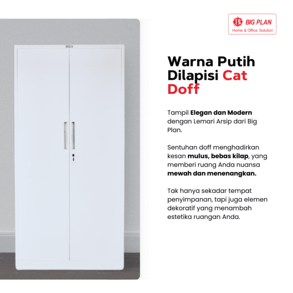 lemari arsip full besi Big plan cat doff