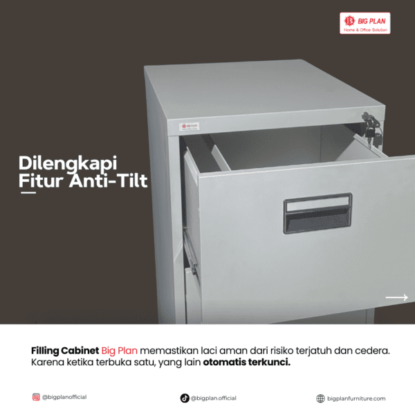 Lemari Cabinet 4 Laci tilt