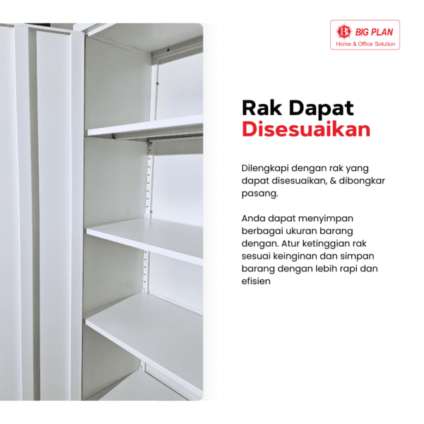lemari arsip full besi Big plan rak disesuaikan