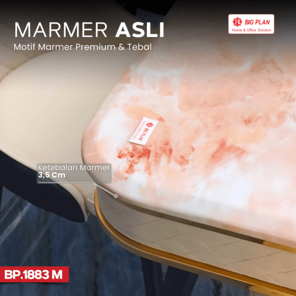 Meja Marmer 6 Kursi