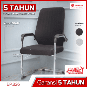 Kursi Hadap Kantor Bigplan Frame Chrome (BP.826 X)
