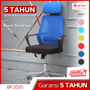 Kursi Kerja Kantor Direktur Roda Luxury Jaring (Bp.2020)