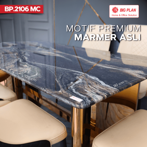set meja marmer