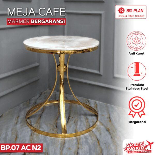 meja cafe marmer