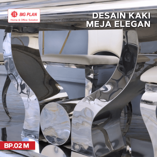 meja marmer putih