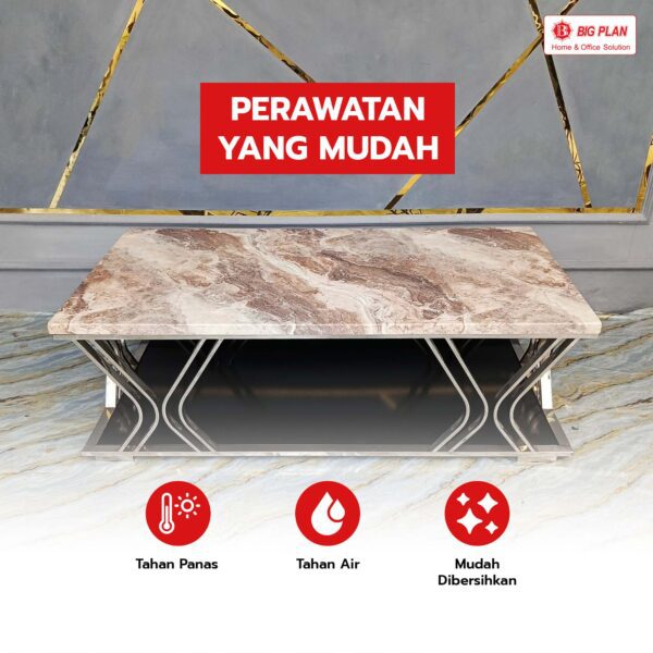 Meja Tamu Marmer