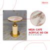 Meja Cafe Bulat Acryllic (BP. ACR N3 60) Preview Atas Meja Cafe Bulat Acryllic (BP. ACR N3 60) Preview Atas