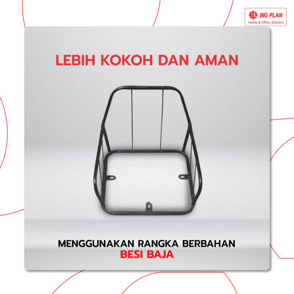 Kursi Bar Tinggi Velvet Kerangka